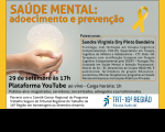 Imagem relacionada à notícia sobre a palestra "Saúde Mental: adoecimento e prevenção", uma realização da EJUD16 e Comitê Regional do Trabalho Seguro