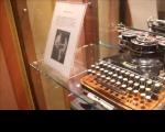 Máquina de datilografia antiga em exposição no Museu. Foto: TJSP