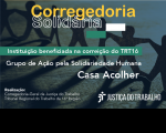 Sombra de bonecos de papel com as mãos dadas. Corregedoria Solidária.